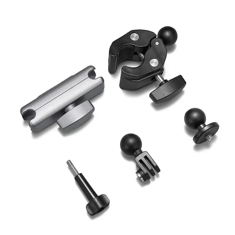 Supporto per Fotocamera da Moto e Bicicletta per GoPro 11 10 9 8, Staffa per Manubrio per DJI OSMO e Insta360 Action Camera
