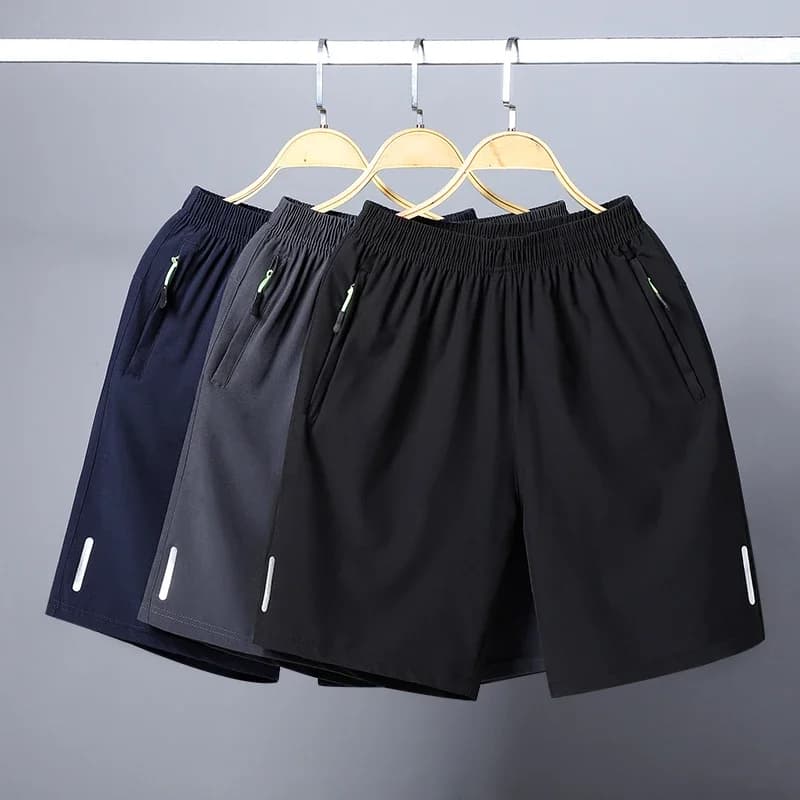 Men's shorts 3/2/1 pieces, breathable, fast drying, summer, elastic, for jogging, sports, slim, breathable, beach, racing