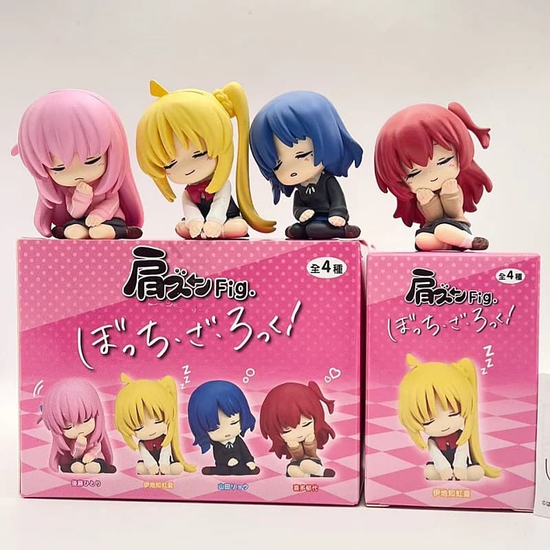 Bocchi La Roccia! Serie Sleeping Blind Box Gashapon Toys Hitori Gotoh Ikuyo Kita Nijika Ijichi Ryo Yamada Regali giocattolo adorabili Modello