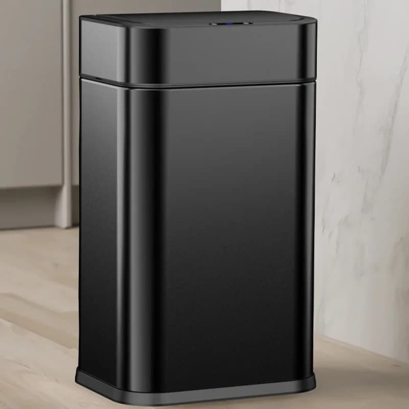 Cestino per rifiuti Morden Pattumiera a induzione completamente intelligente da 360 gradi Pattumiera da cucina rettangolare impermeabile Forniture per il bagno