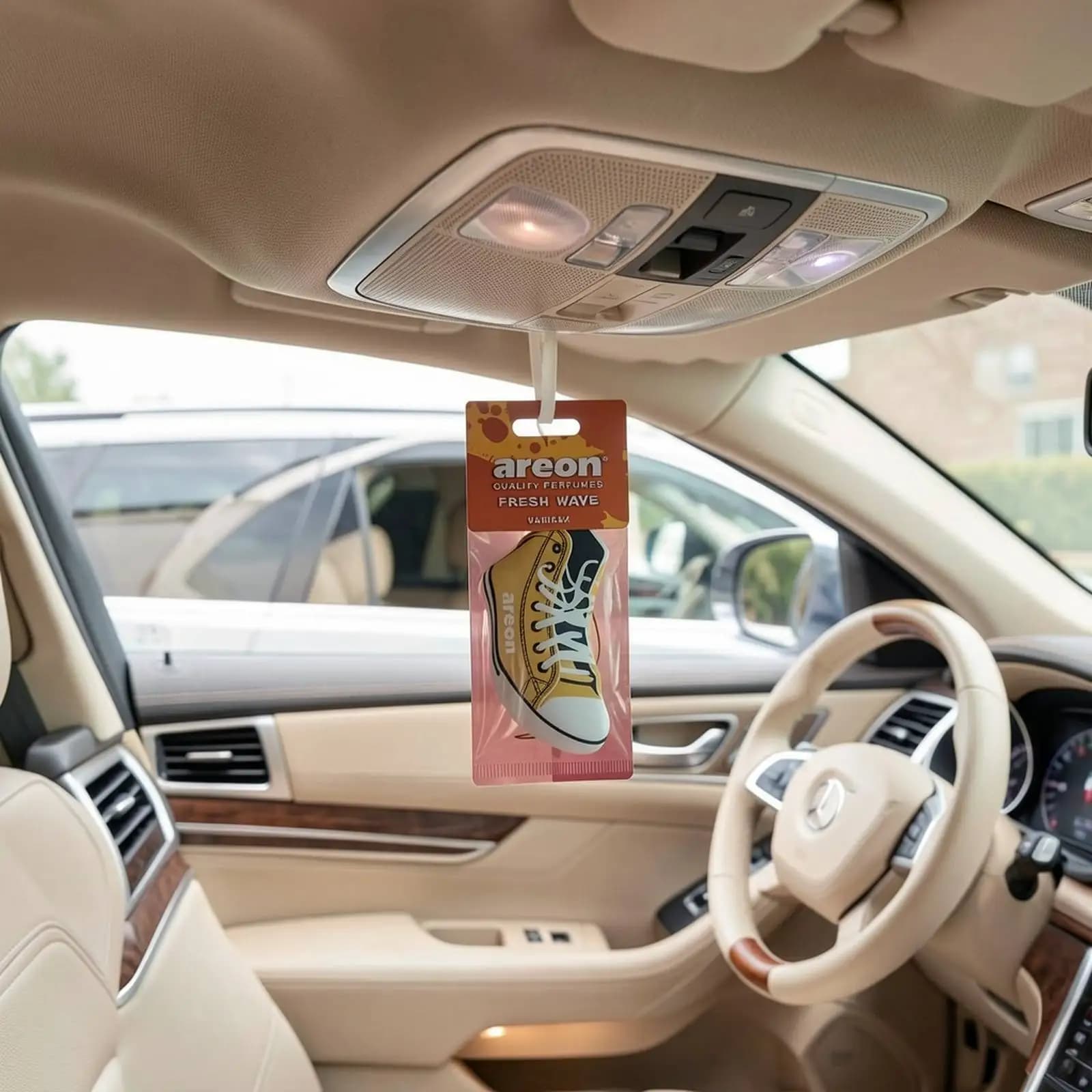 Glass and Wood Car Diffuser Air Freshener Aromatherapy Kit for Office Home Vehicle Use