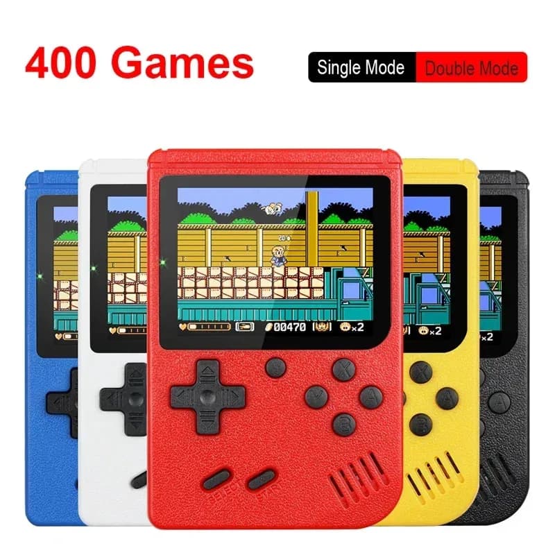 Console di Gioco Portatile Retro con 400 Giochi FC Integrati e Schermo LCD da 2,4 Pollici, Regalo per Ragazzi