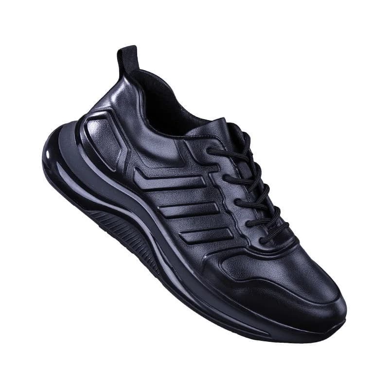 Men's Genuine Leather Shoes Soles for Leather Shoes Ultralight Bovine Sneaker Training Exercise Waterproof Athletic Running Travel Exercise Shoes