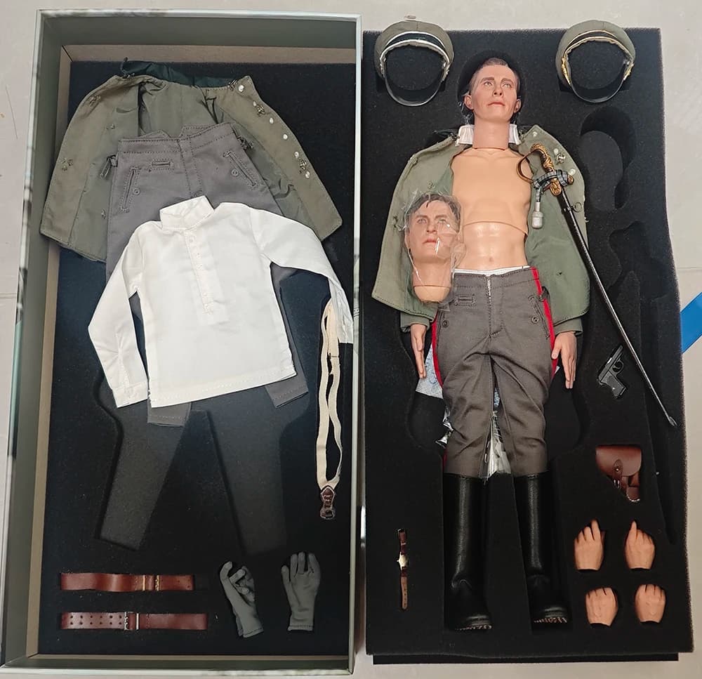 In Stock 1/6th DID D80194 with 2 Head Sculpt Carving Full Set Moveable Action Figure About 12" Gift For Fans Collect