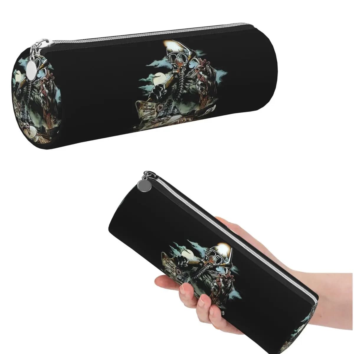 My Bloody Valentine Pencil Case for Kids Gifts Cylinder Pen Box Pencil Bag Stationery Supplies Pen Holder Bag