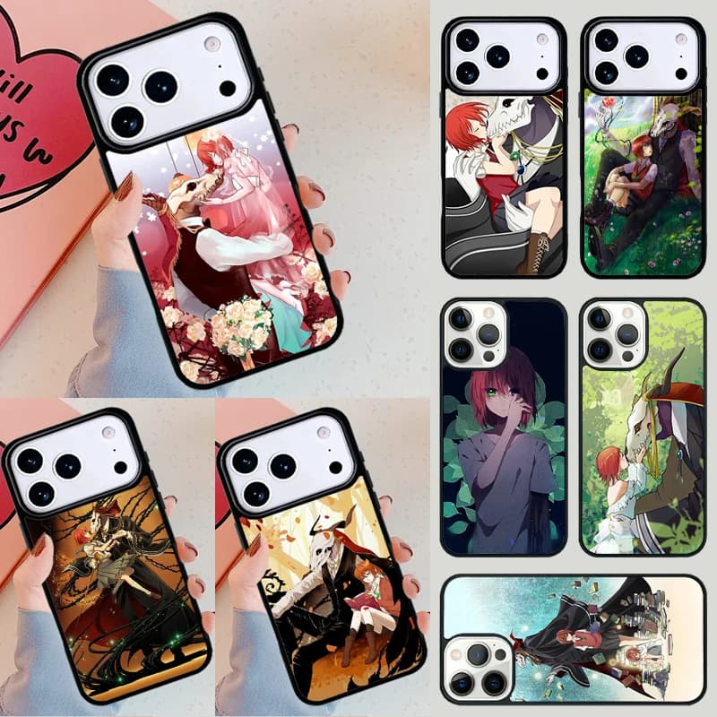 Cover per telefono Anime Ancient Magus Bride per Apple iPhone 17 Air 16E 15 14 Plus 13 12 11 Pro Max Mini