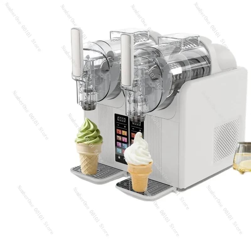 Automatic Dual Slush Machine, Congelate Beverage Blender, Gelati & Smoothie, Neve Sauteer