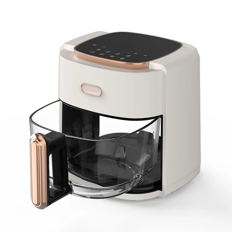 Factory Sale 4.5 Liters Smart Digital Air Fryer For Home And RV Touch Control Healthy Cooking Plastic Electric Kitchen Electrodomestic