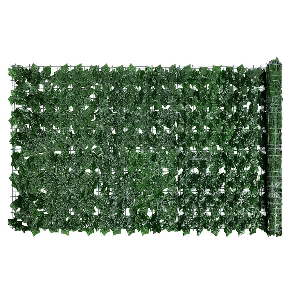Artificial Green Leaves Wall Thick Dense Simulated Plant Fence Garden Balcony Decoration Faux Leaf Trellis Green Plant Net