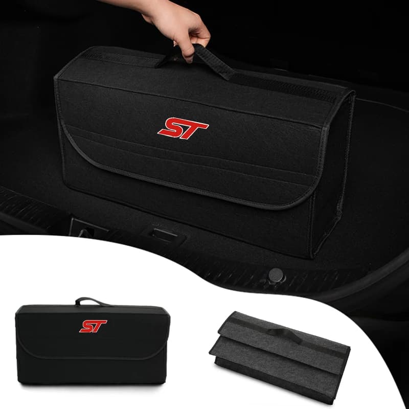 Car Trunk Organizer Bag Foldable Stowing Tidying Storage Box For Ford ST Focus mk2 mk3 Fiesta mk7 Ranger Mondeo mk4 S-MAX Kuga