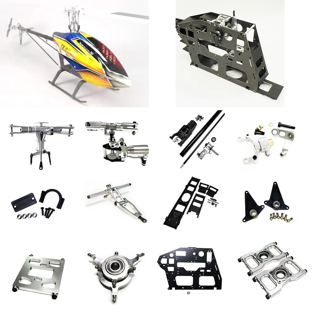 STASRC 600N 600ESP 600SE Parti dell'elicottero Set braccio ascensore Montaggio albero principale Parti di ricambio per elicottero Trex 600N 600ESP