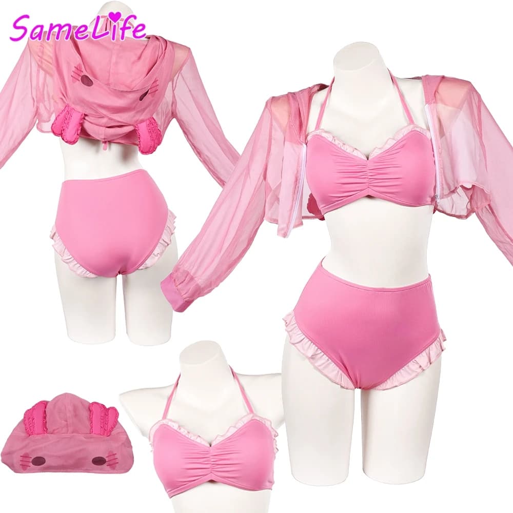 Cute Salamandra Costume, Beach Costume Fantasy, Sexy Dresses Anime, Women's Dresses for Halloween, Outfit for Women's Party