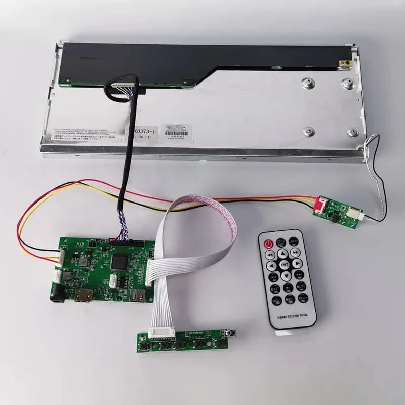 Kit modulo display LCD da 12,3 pollici 1280*480 HDMI/USB per display pubblicitari, Raspberry Pi, macchinari industriali, display per auto, kit fai da te