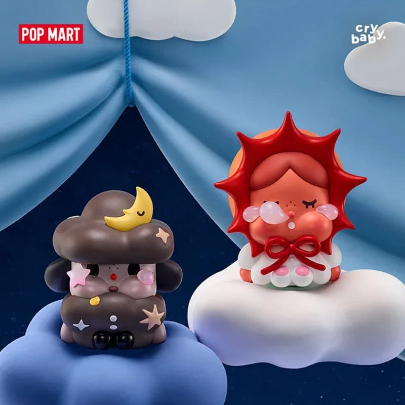 POPMART CRYBABY Piangere alla Luna-Mini Serie Cieca Scatola Giocattoli Kawaii Anime Action Figure Sorpresa Indovina Borsa Scatola Misteriosa