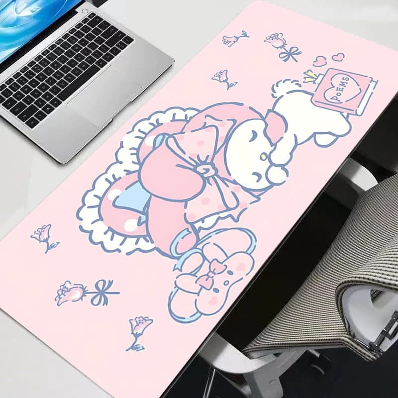 My Melody mouse pad, computer game accessories, durable keyboard for players, specifically designed for e-sport games.