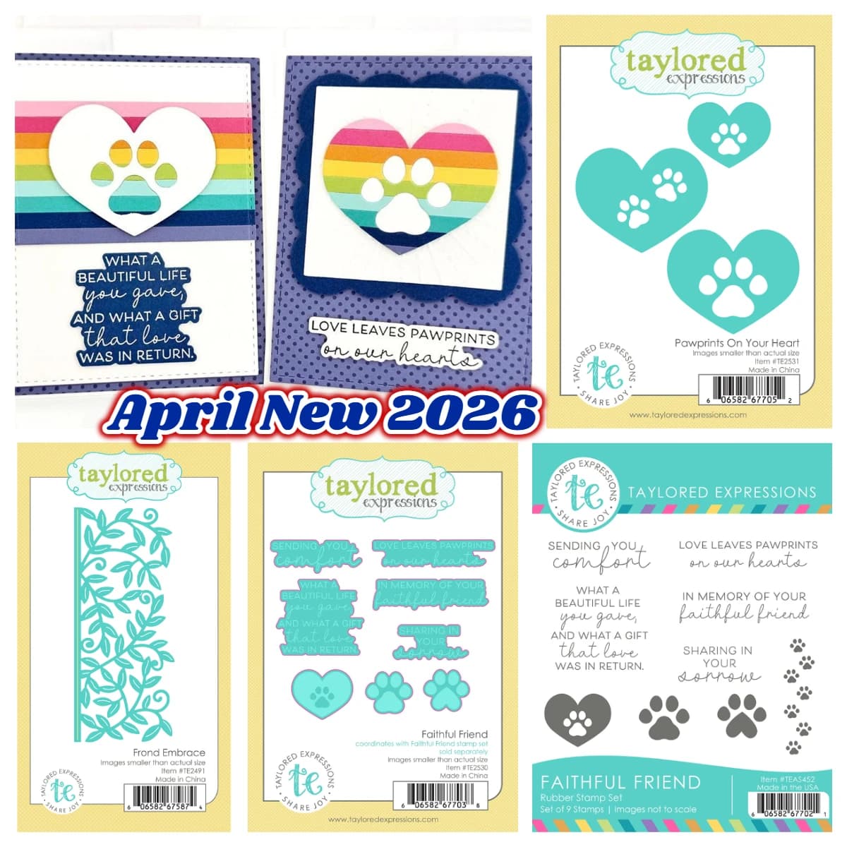 Nuovo Set di Stampi e Fustelle in Metallo 'Love You Furever' di Taylored per Scrapbooking Fai-da-Te, Set di Timbri Trasparenti con Semi e Fiori