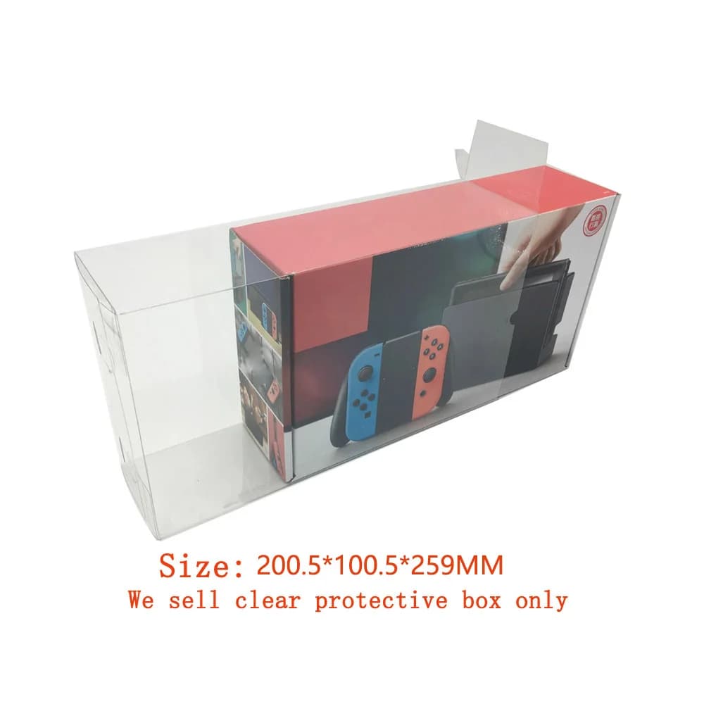 Custodia in plastica PET con display trasparente per scatola di visualizzazione per console di gioco Switch NS