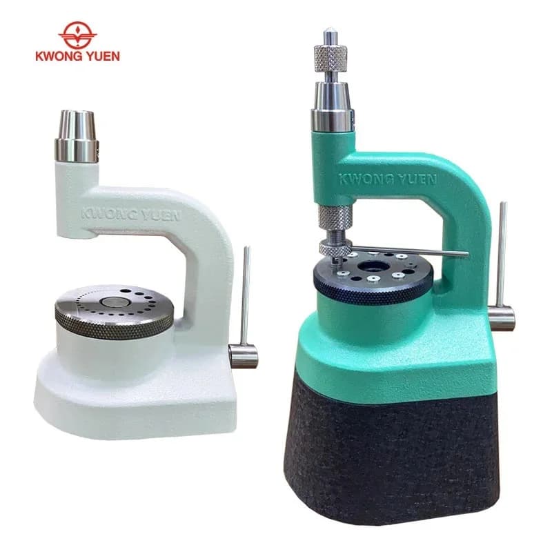 KWONG YUEN Strumento per picchettatura Punzonatrice Ruota di bilanciamento Strumento per smontaggio albero pendolo Riparazione orologio necessaria