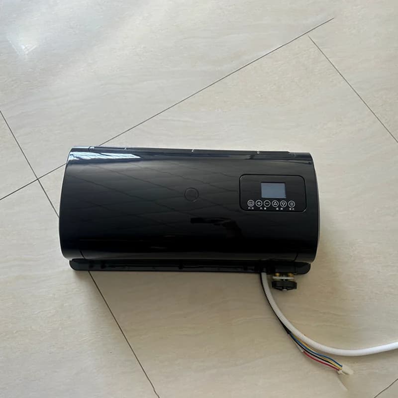 Condizionatore d'aria elettrico per auto 12V/24V con sistema di climatizzazione split e ventola di raffreddamento