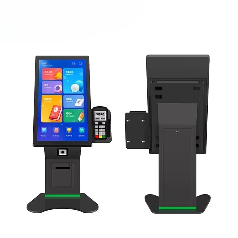 Kiosk Terminal for Ordering with Printing/ Scanner/ Card-reader/ POS/ NFC Function 21.5 Inch Touch Screen Kiosk Self-Service