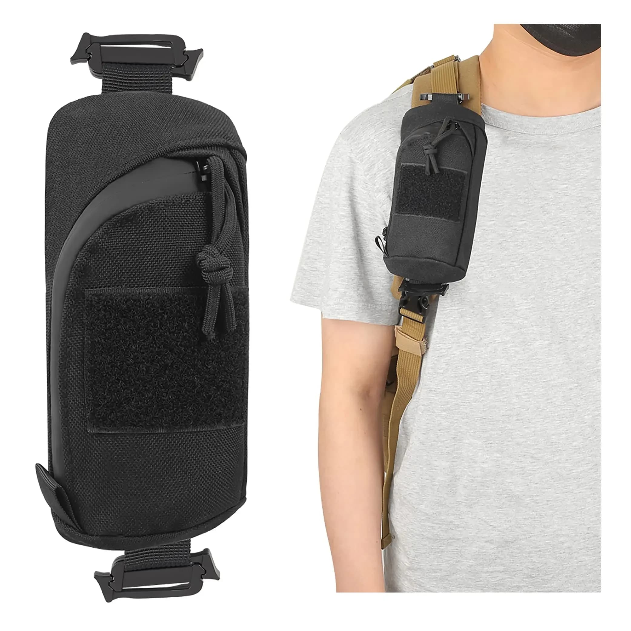 Hunting Backpack Strap Pouch Molle Accessory Pocket Multifunctional EDC Tool Bags for Belt Outdoor Sport Climbing Cycling Hiking