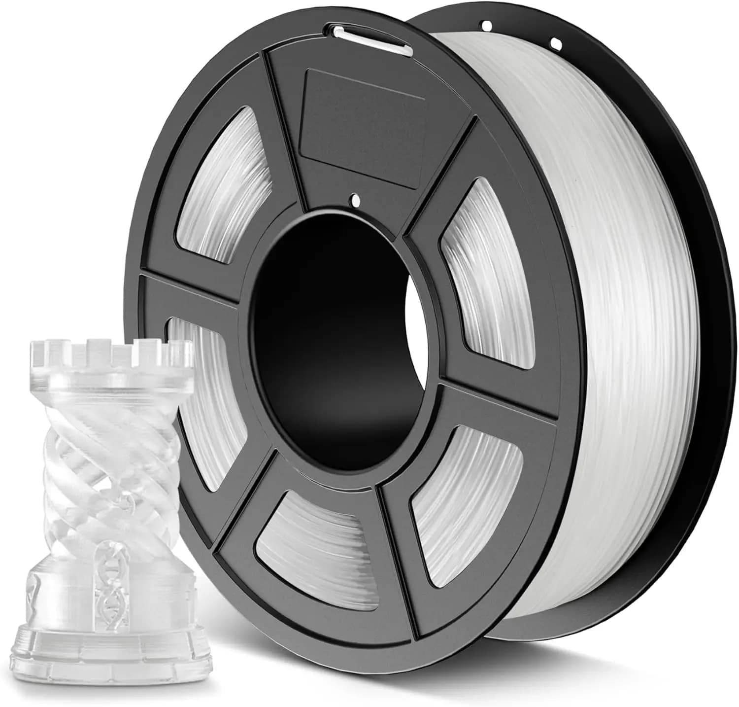 Filament TPU Transparent 1.75mm 250g 95A Flexible Simil-Gomma for 3D Printer