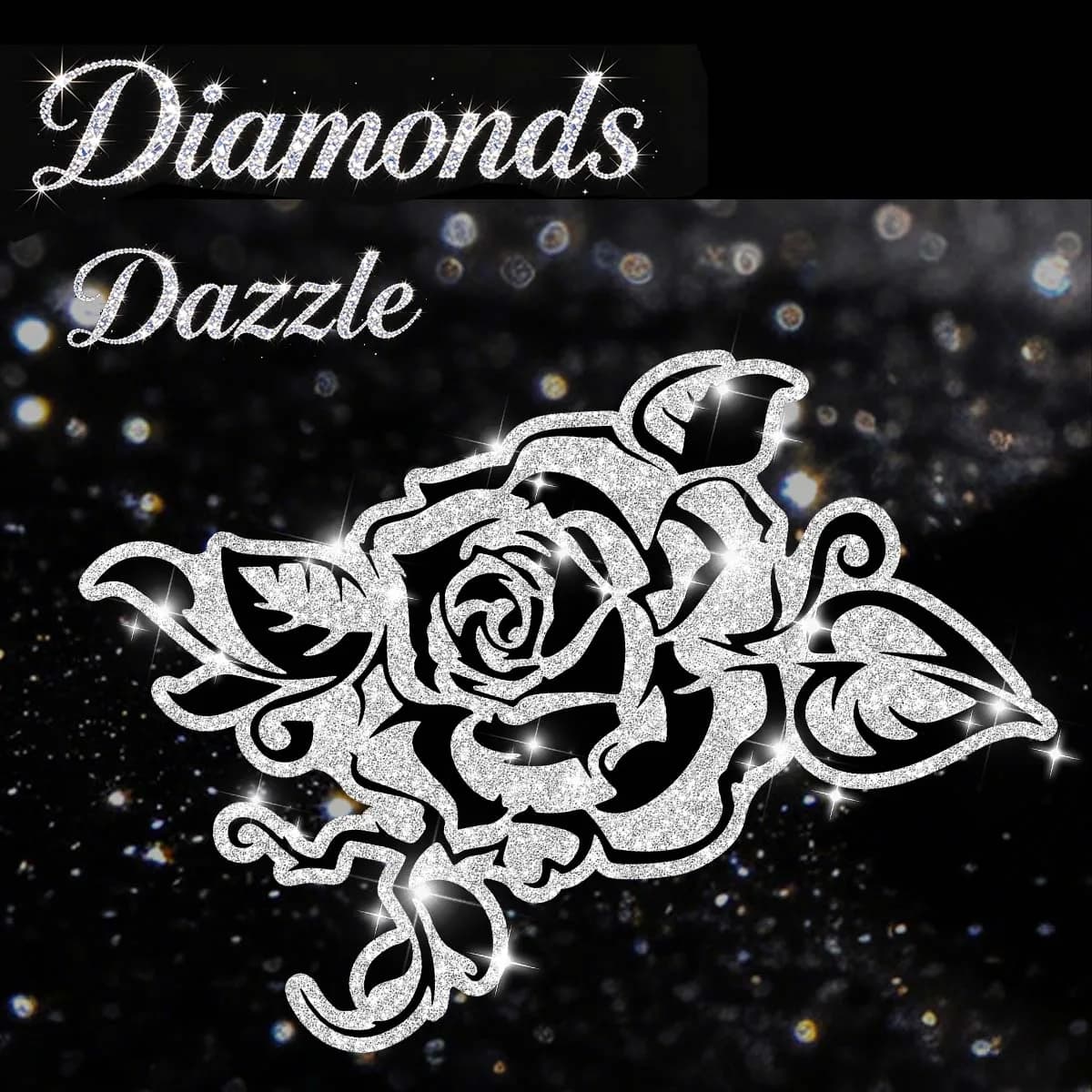 Adesivi Moto Diamantati a Forma di Fiore, Decorazioni Scintillanti per Casco, Bauletto, Carrozzeria, Accessori in Vinile Fai-da-Te
