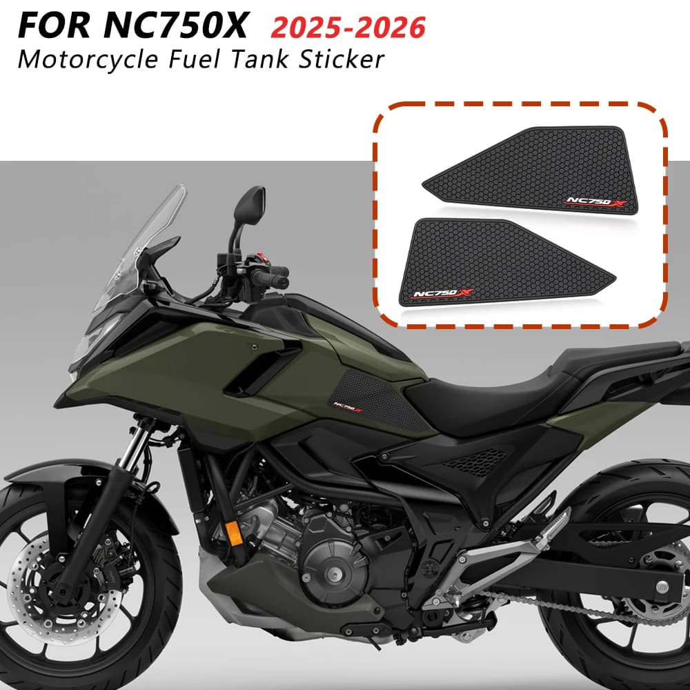 For Honda NC750X 2025 2026 NC 750X Wall decal Protective Tank Moto, Carburant Protection, Grip Knee, Side Pad Antiskid, Accessories
