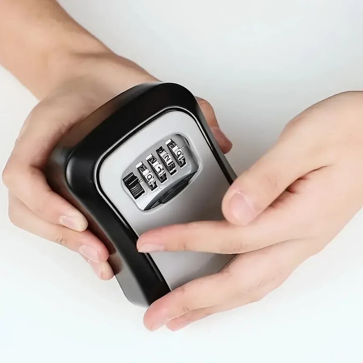 Waterproof Portable Combination Key Lock Box - Secure Realtor Style with Code for Home And Car Keys Ideal Key Storage Solution