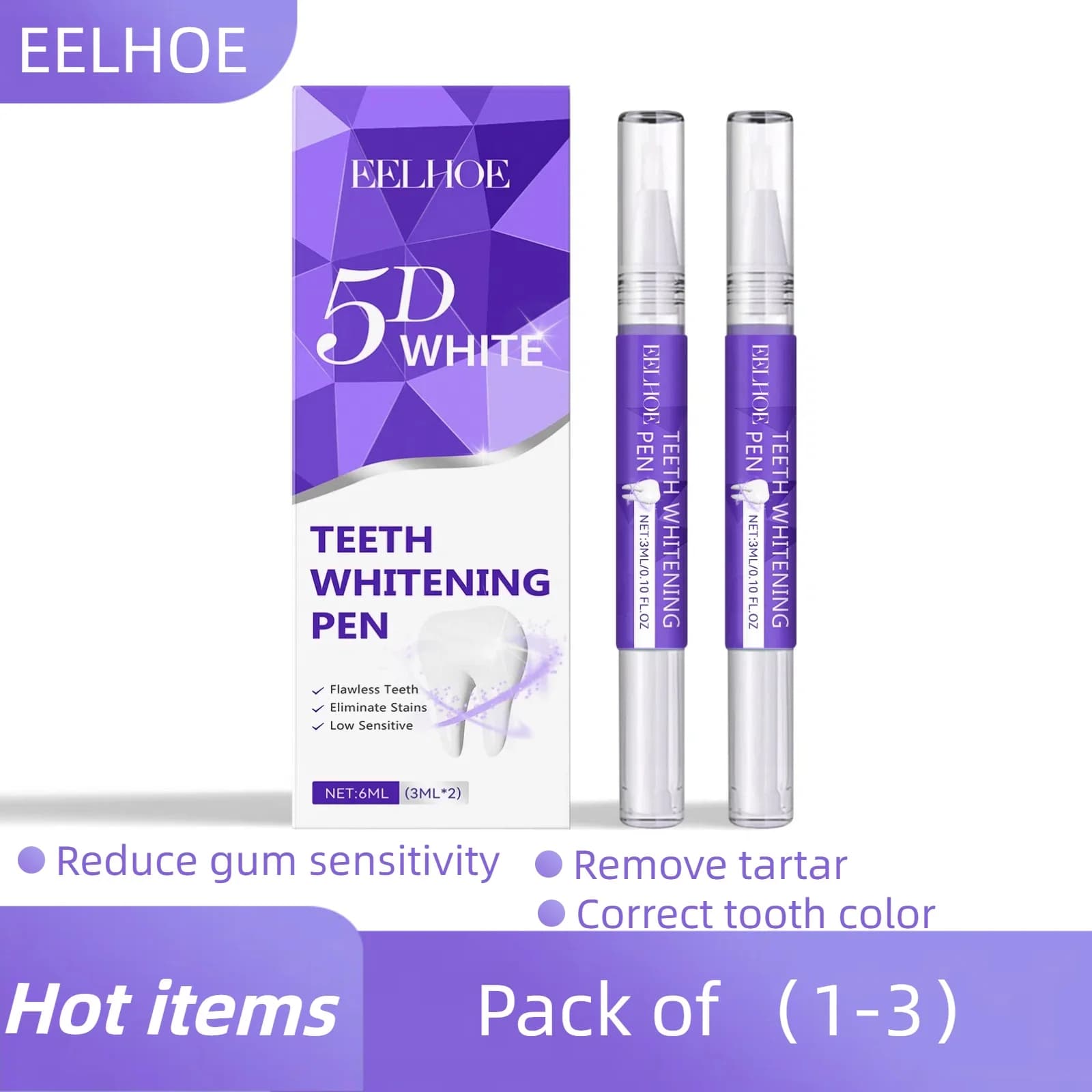 Teeth whitening pen Teeth whitening gel whitener Candle Remove stains Oral hygiene Instant smile Teeth whitening kit