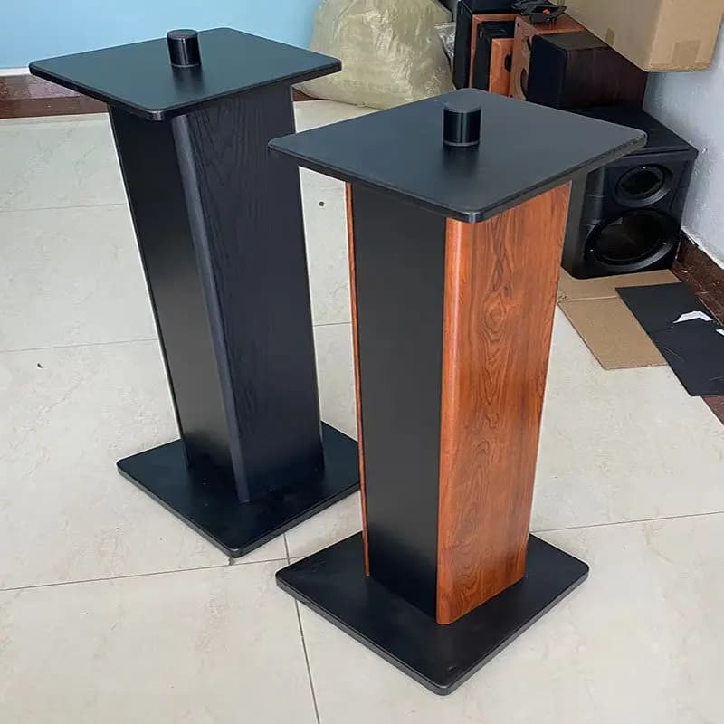Supporto per Altoparlanti Professionale da Pavimento in Legno, Treppiede PA per 10-12 Pollici, Rack per Monitor da Palco per DJ Studio, Supporto Professionale per Subwoofer