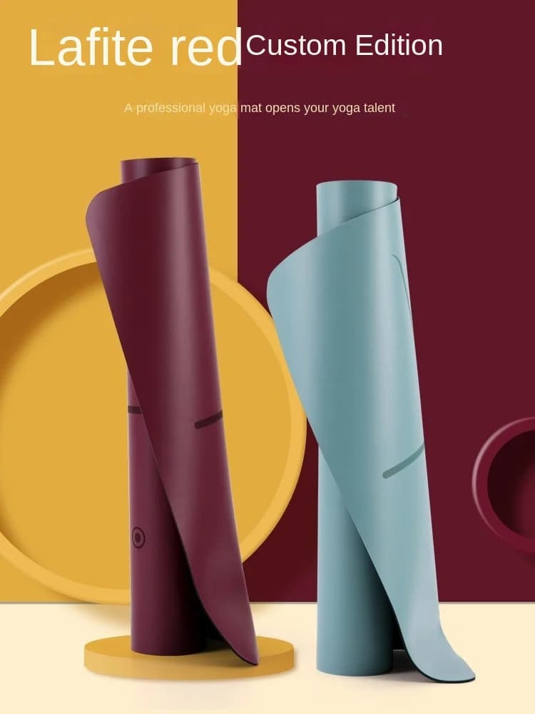 Natural Rubber Non-slip Body Line Pu Gymnastics Mat Recently Rich Yoga Studio