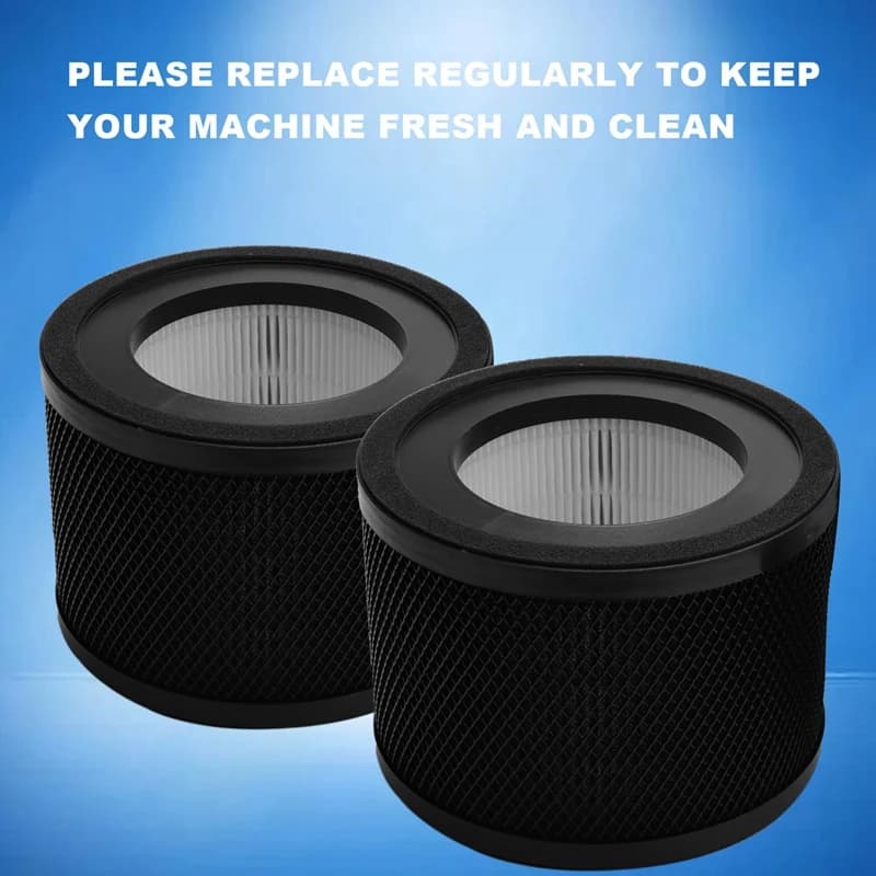 Confezione da 2 filtri True HEPA di ricambio compatibili con i purificatori d'aria Taotronics TT-AP001 e VAVA VA-EE014