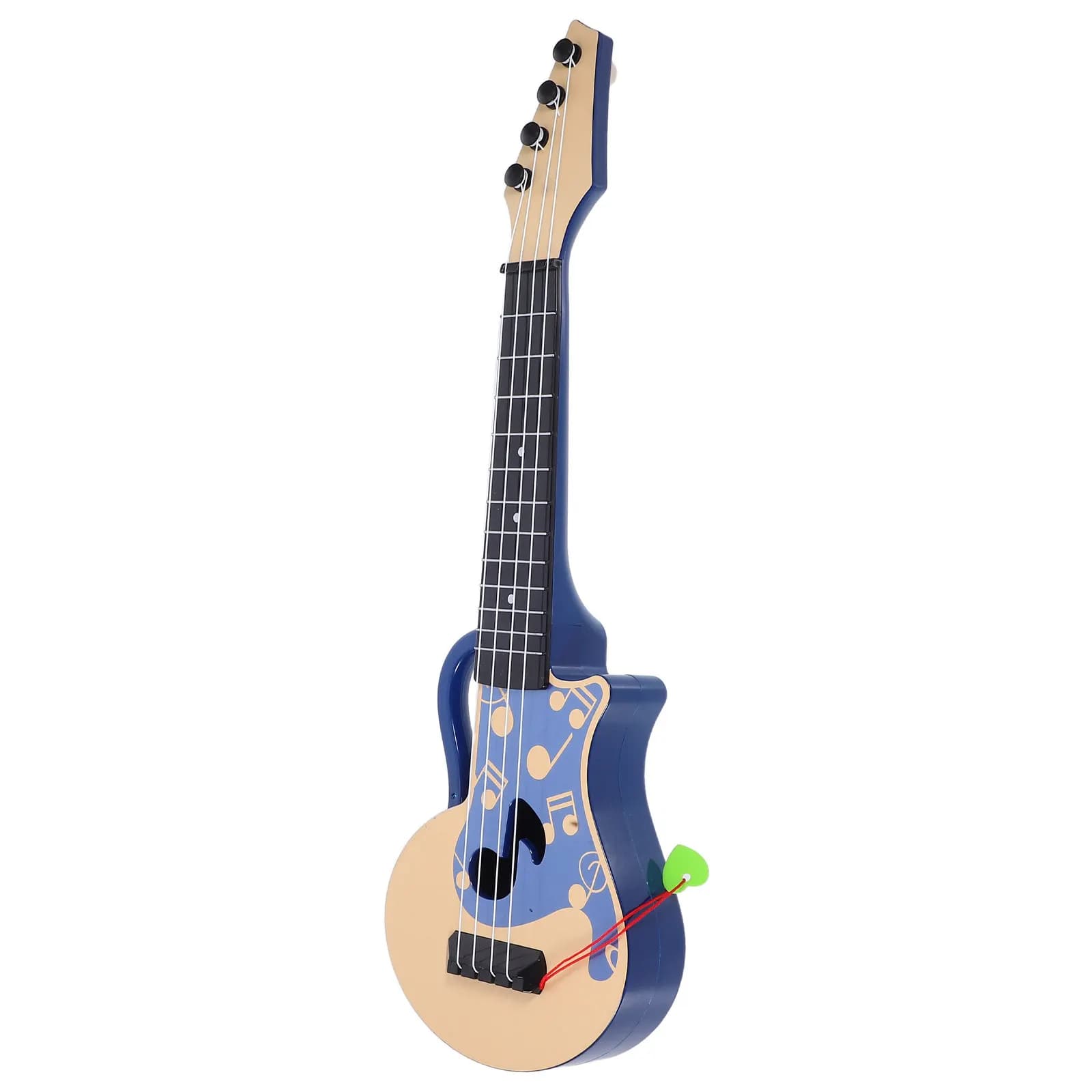 Ukulele in Plastica e Nylon per Bambini, Strumento Musicale per Bambini Piccoli, Apprendimento Prescolare, Stimola l'Interesse Musicale, Portatile e Compatto