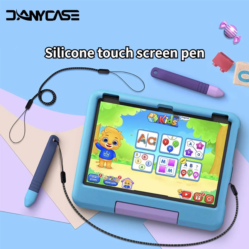 Adatto per penne capacitive in silicone per bambini Touch Screen Tablet Stilo Matita Penna universale per touch screen per iPad Pro Air