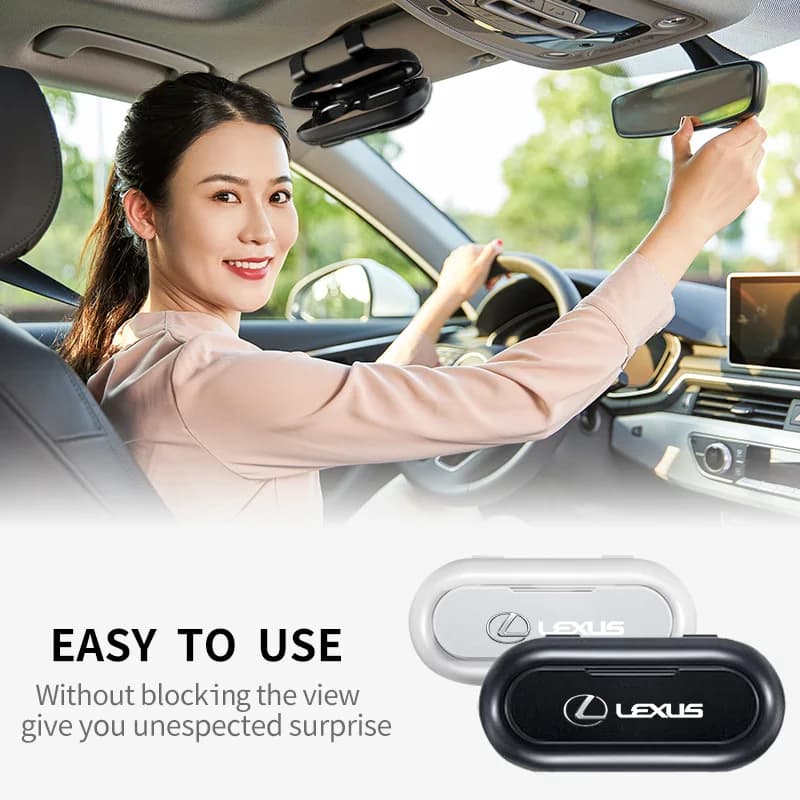 Adesivo per auto 1 pz. Scatola portaocchiali per parasole auto, organizer accessori per Lexus CT ES LS GS IS HS LF-30 NX RX UX GX LX
