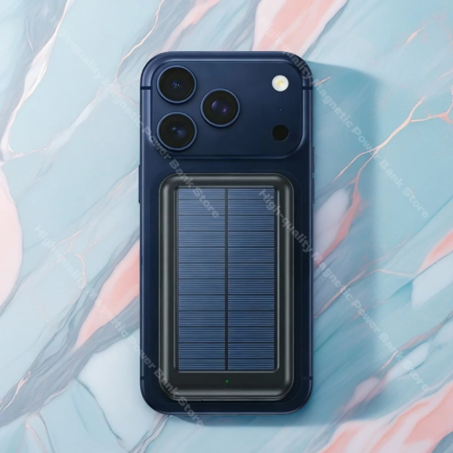 Nuovo Mini Power Bank Solare 20000mAh 2026 con Luce da Campeggio, Caricabatterie Portatile, Batteria Esterna per iPhone Samsung Xiaomi
