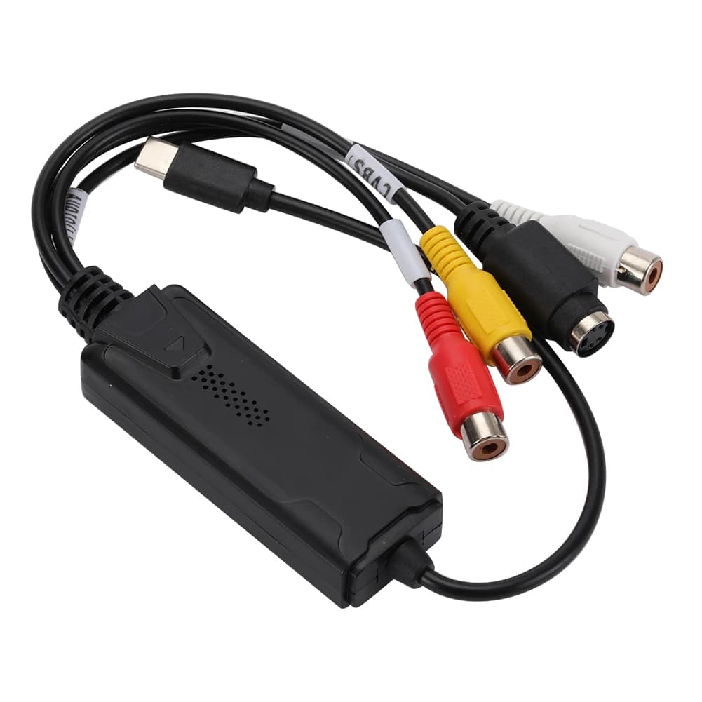 Adattatore per Scheda di Acquisizione Audio Video USB 3.1, Convertitore di Acquisizione Audio Type-C per DVD/VCD/MP4, 1 Canale per Acquisizione Video