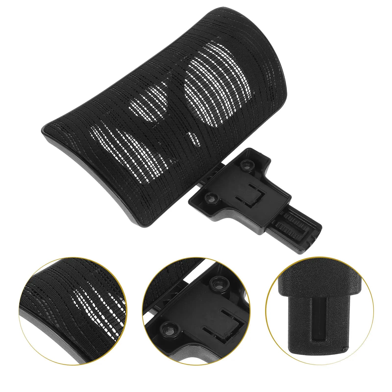 Set di Poggiatesta Regolabile per Sedia da Ufficio e Computer, Cuscino Ergonomico per Protezione del Collo