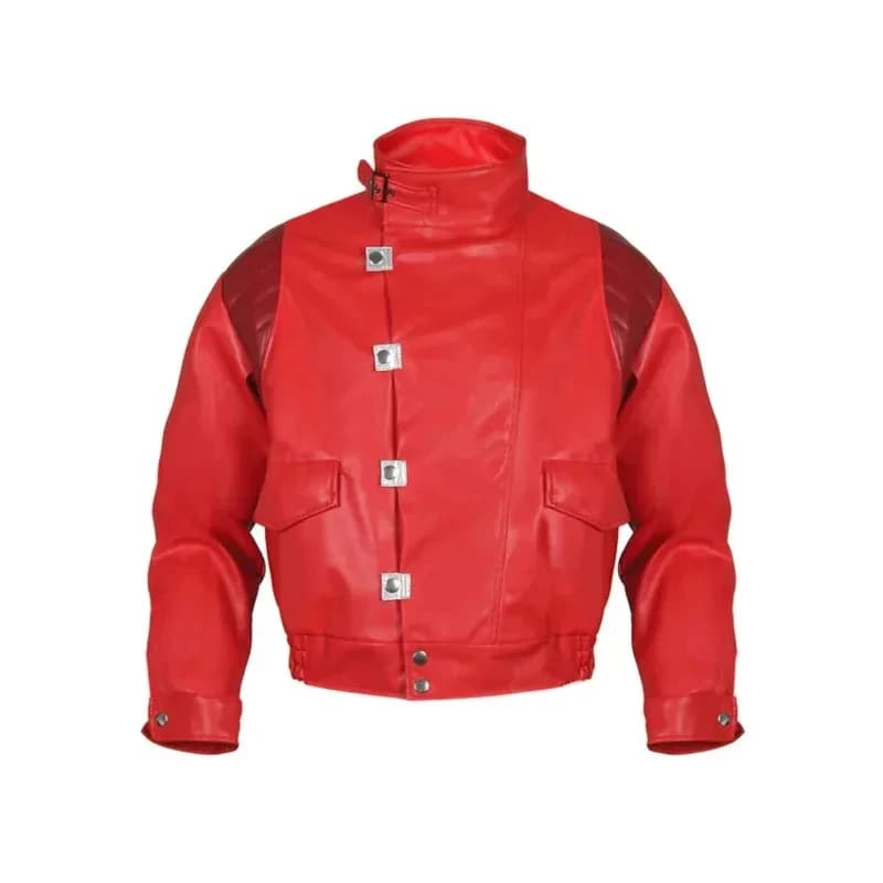 ADFF15DY20Akira Kaneda Jacket Cosplay Red Men Coat Capsule Pill 33QBE18S Printed Bomber Motorcycle Rider Leather Costume Anime C