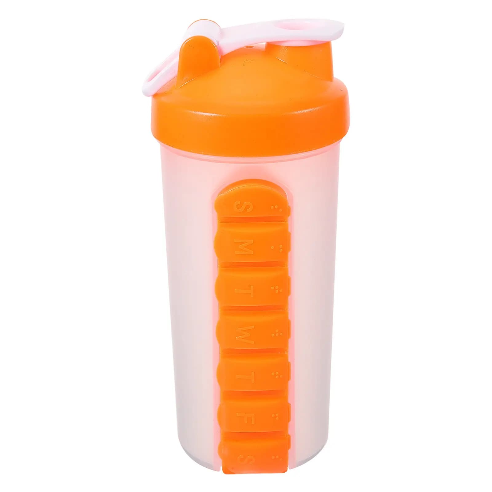 Portable Protein Powder Water Bottle Large Capacity Multi-Function Sports Shaker Cup Daily Use Reusable Fitness Bottle with Pill