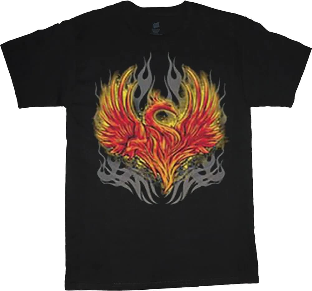 Rising Phoenix Graphic T-Shirt for Men – Casual Fashion Wear
