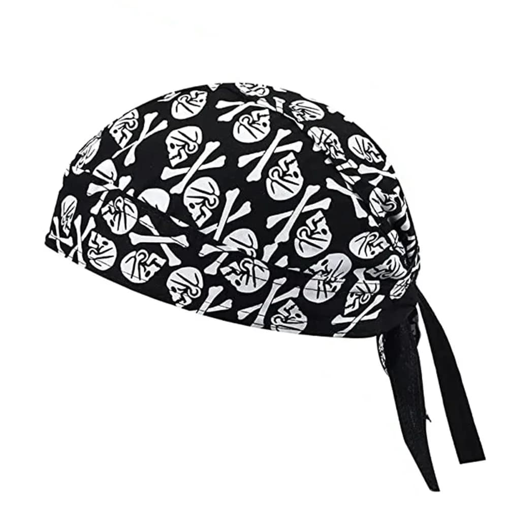 1pc ciclismo teschio berretto da pirata cappello bandana avvolgere la testa fodera per casco traspirante anti sudore uv sport fascia sciarpa per uomini e donne