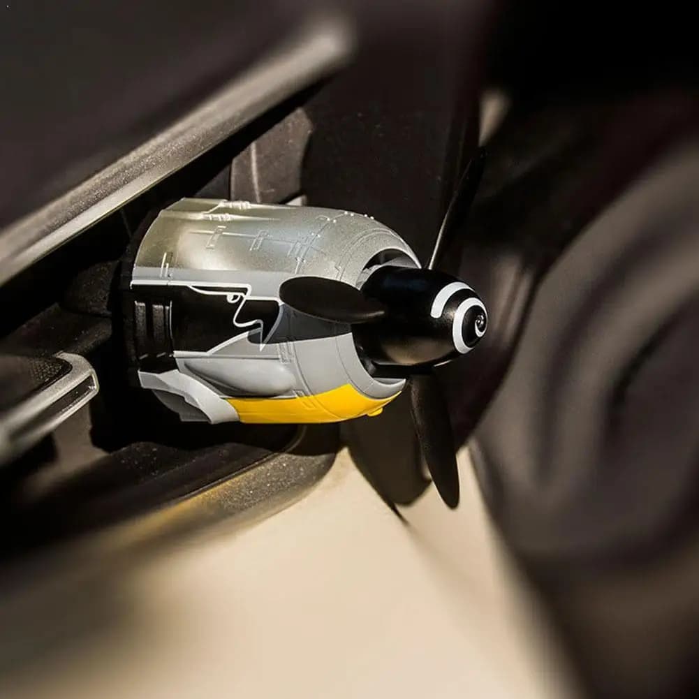 Deodorant for Air Fighter Shaped Cars, Rotating Perfumer for Air Bags, Air Purifier Clip for Long Life Auto