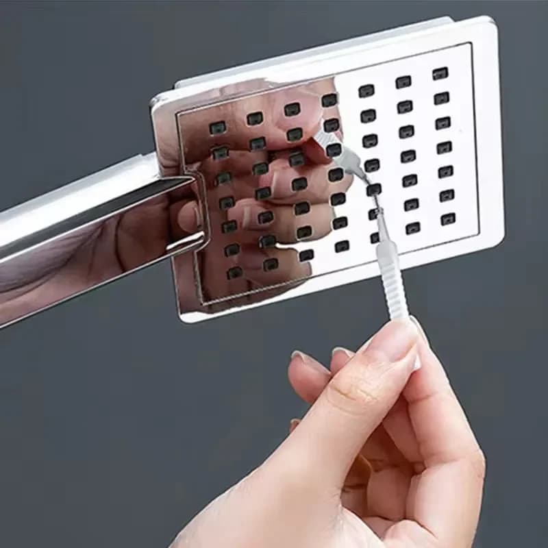 20Pcs/30Pcs/50Pcs Shower Cleaning Brush Bathroom Micro Nylon Brush Nozzle Anti-blocking Cleaning Tools Bathroom Accessories C237