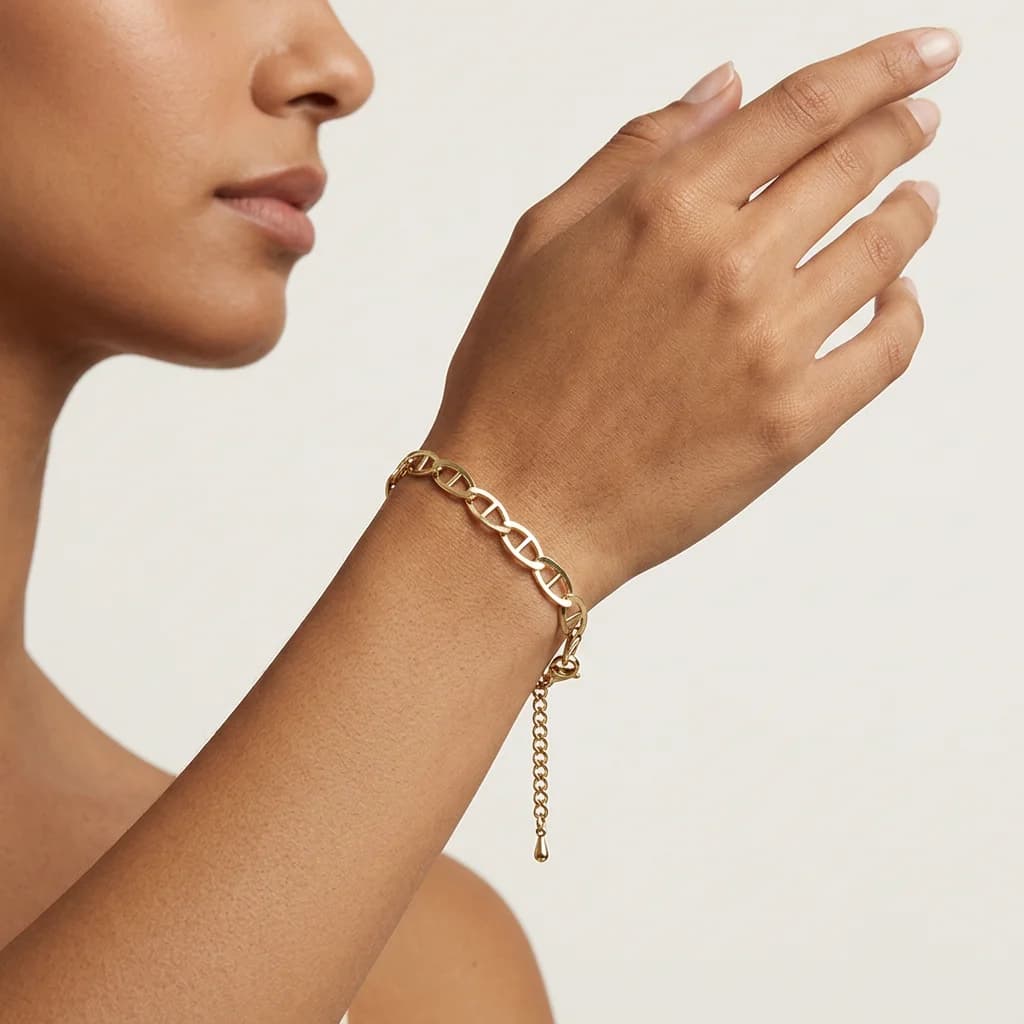 Cuban Hollow out Alloyl Bracelet Link Hand Chain for Women Mens Hiphop Rock Punk Boy Wristband Anklet Bangle Metal Jewelry