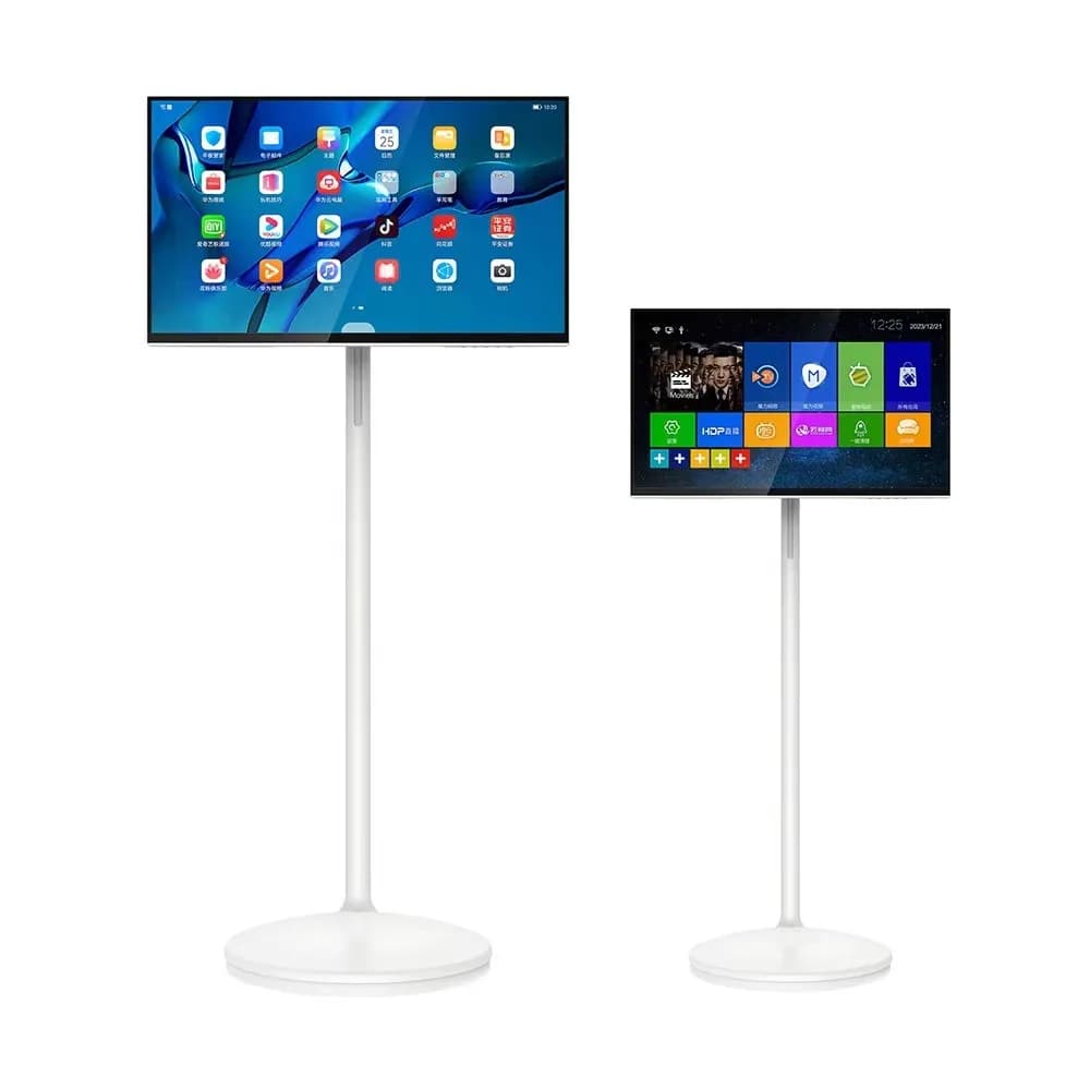 TV Smart Interattiva Portatile e Girevole da 21.5, 23.8, 32 Pollici con Schermo Touch LCD