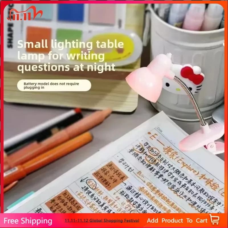 Lampada da lettura portatile ecologica da 1 pezzo: luce calda e luminosa con clip con batteria a lunga durata per libri e scrivanie