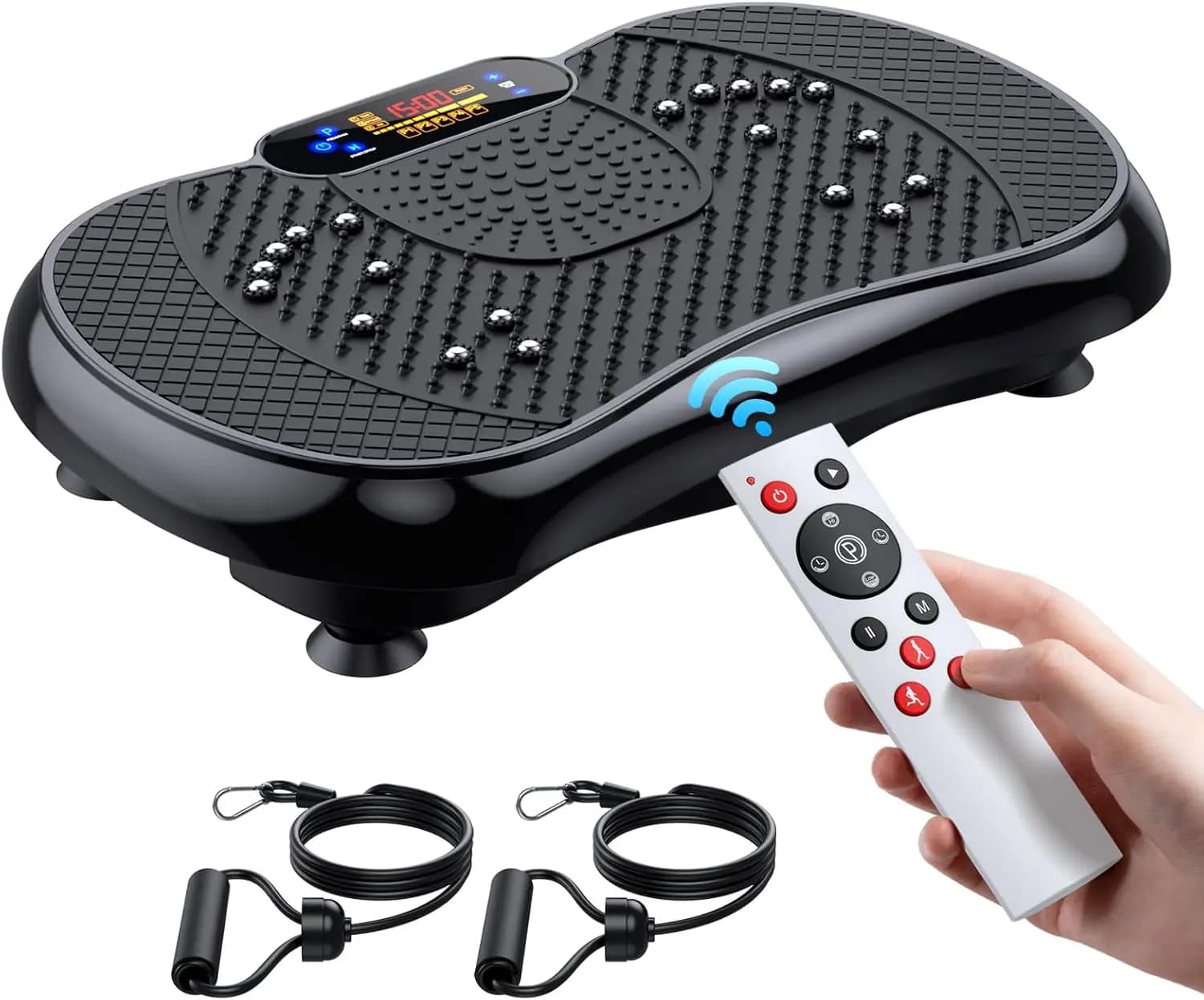 Exercise Machine with Vibrant Plate, Linphatic Drainage Device and Weight Loss, Full Body Training Vibrant Plate