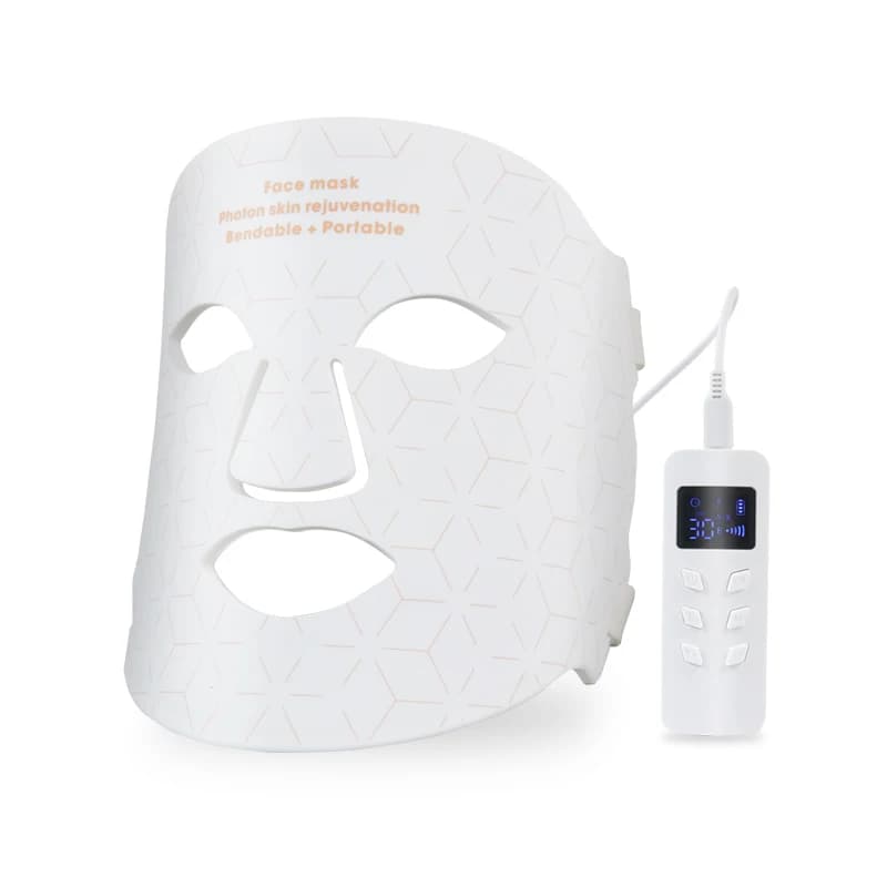 4 Color LED Face Mask for Phototherapy, Red Light Therapy Device for Face, Hot Sale